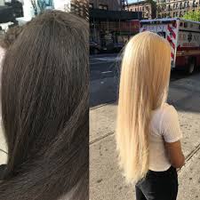 For mixing with bleach, a volume 10 developer is used when your current hair shade is close to your desired hair color. Bleaching Dark Hair Blonde Bleached Hair Bleaching Dark Hair Hair