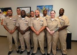 Congratulations to our 8 newly pinned Chief Petty Officers at NTAG Red  River ! NCC Thomas Carter NCC Jose Chavez MMC Charles Doughty NCC Mark  Hambrick ABEC Michael Harris NCC Brian Haynes