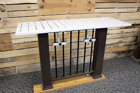Deckorators Deck Rail Table In 2020 Hot Tub Pergola Deck Railings Deckorators