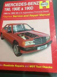 Haynes Mercedes Benz 190 190e 190d Service Repair Manual Series Used Book Car Mercedes Benz 190e Mercedes Mercedes Benz