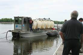 Spring Lake Gets Second Round Of Alum Treatment Prior Lake News Swnewsmedia Com