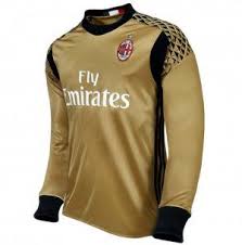 Ac Milan 16 17 Season Ls Goalkeeper Gold Soccer Jersey I562 Fussballtrikots Trikots Trikot