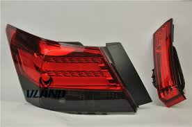 Vland Factory For Car Taillamp For Accord 2008 2009 2013 Led Taillight For 8th Accord Tail Light Red Smoke Plug And Play V Tail Light Red Smoke Led Tail Lights