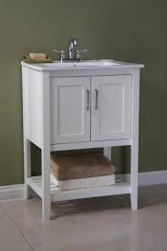 It also comes in gray and antique coffee colorways. Angie Single 24 Inch Contemporary Bathroom Vanity White