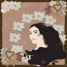 Maybe you would like to learn more about one of these? A Woman S Face In The Style Of Art Nouveau With Flowers Royalty Free Cliparts Vectors And Stock Illustration Image 12485484