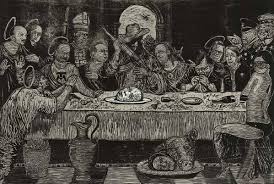 Y así cerramos el año, gracias a los que nos acompañaron ayer en el centro cultural maradona, gracias a black china producciones por la. Guerilla Art Mx On Twitter La Ultima Cena Mexicana Woodcut By Guerillaartmx Yescka Http T Co Tyfufad2wz Guerillaart Http T Co Apukx0foqj