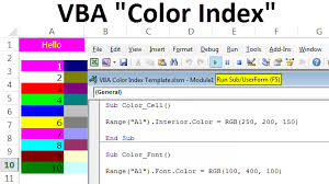 Vba Color Index Top Ways To Use Color Index Property In