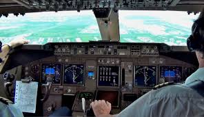 This is a safety feature from the real aircraft. Klm Martinair 747 400 Landing Bangkok Bkk Cockpit View Cockpit 747 400 Bangkok