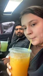 My husband & I seen the aqua fresca man the other day !! I got the  pineapple🍍 and mango 🥭my hubby got lemon 🍋& cucumber🥒 BOTH was a PASSS  but mines was better lol !!Go check them out they have a many ...