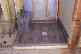Shower pan installation is easy with a prefabricated acrylic shower pan. Installing A Pvc Shower Liner The Space Between