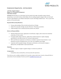 Are you looking for careers involving design? Wind Products Graphic Designer Job Description