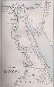 Mapa do egito antigo, mostrando grandes cidades e sítios (c. File Ancient Egypt Myers 1890 Png Wikimedia Commons Egypt Ancient Egypt Egypt Travel