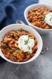 Easy Instant Pot Vegetarian Chili Mac The Foodie Dietitian Recipe Healthy Instant Pot Recipes Vegetarian Chili Chili Mac