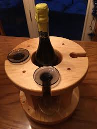 Spinning Table Top Wine Server Wine Top Table Top Woodworking