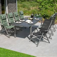 Gartenmobel Set Las Vegas Xxl 90x200 260 6 Stuhle Grau Gartenmobel Sets Gartenmobel Garten