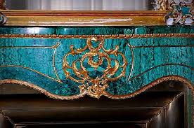 Table Malachite Table In The Yusopov Palace Malachite Elite Furniture Stone Carving