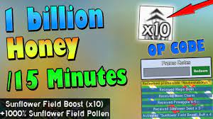 This is a quick and easy way to gain up some currency which will have you leveling up faster and earning additional upgrades. 1billion Honey In 15minutes Op Code Roblox Bee Swarm Simulator Youtube