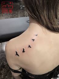 Small Bird Tattoo Small Back Tattoos Tiny Bird Tattoos Bird Silhouette Tattoos