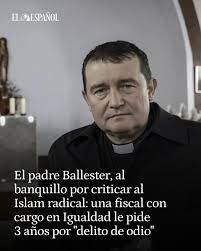 El - El próximo miércoles 1 de octubre por la mañana, en la Audiencia  Provincial de Málaga, están citados dos sacerdotes, Custodio Ballester y  Jesús Caro, acusados de delitos de odio por