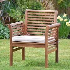 Coussin de fauteuil touffeté de jardin canvas à fleurs. Chaise De Jardin Plant Theatre Avec Coussin Inclus Qualite Superieure Chaise De Jardin Canape Jardin Fauteuil Jardin
