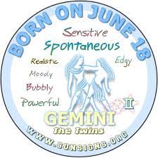 June 18 Birthday Horoscope Personality Sun Signs Birthday Horoscope Birthday Personality Birthday Sign