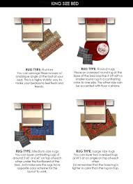 Bedroom rug size for king bed. What Size Rug For A King Bed Chart Layout Designs Homely Rugs