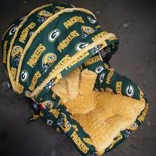 Green Bay Packers Infant Car Seat Replacement Cover You Choose Colors All Nfl Green Bay Packers Baby Baby Car Seats Packers Baby Shower