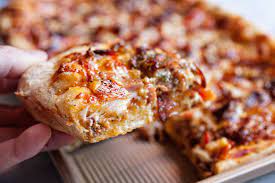 Meat Lovers Sheet Pan Pizza Recipe Meat Lovers Picnic Salad Recipes Recipes
