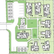 The Cottage Company Greenwood Avenue Cottagessite Plan Site Plan Pocket Neighborhood Tiny House Village