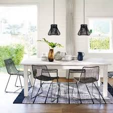 Freedom Cancun Dining Table With Black Wire Chairs Freedom Furniture Dining Room Industrial Dining Table