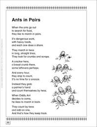 Ant Poem Google Search Math Poems Poem Activities Poetry Reading Strategies
