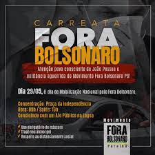 Entre os maiores atos, estão os de brasília, com manifestantes na esplanada dos ministérios, e no rio de janeiro. Movimento Fora Bolsonaro Realiza Atos No Proximo Sabado Em Jp E Patos Paraiba Ja