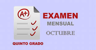 Estoy acabando la eso y estoy interesado en la meteorología. Examen Mensual De Quinto Grado Octubre