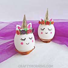 You can buy easter egg dye in many craft stores and prepare it according to the package, or make your own. Unicorn Easter Egg Decorating Crafty Morning