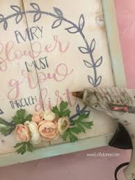 A wide variety of wooden flower sign options are available to you, such as led strips, led neon, and led tube. Floral Wood Sign Tutorial A Fun Spring Or Summer Mantel Decor Idea