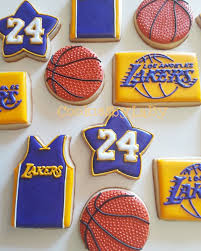 Go Lakers Lakers Losangeles Lasvegas Cookiesnmilk Cookiecutters Customcookieslasvegas Buz Basketball Cookies Birthday Cookies Custom Cookies