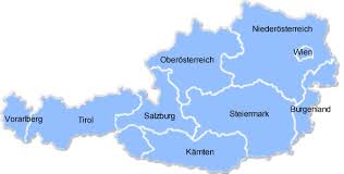 Auf basis dieser karte entstanden: Osterreich Bundeslander