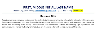 How can i see my linkedin profile? How To Include A Linkedin Url On Your Resume Examples Zipjob