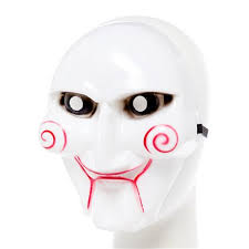 ¿estás buscando disfraces para mujer? Mascara De Jigsaw De El Juego Del Miedo Party City