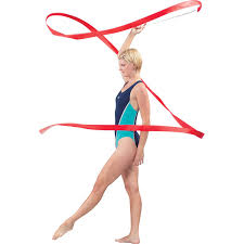Point deductions are imposed if the ribbon touches the floor or becomes tangled. Rhythmic Gymnastics Ribbon Stick Promotions