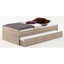 Lit roller 90x190 + 1 sommier + 1 tiroir + �tag�res / blanc. Lit Gigogne Avec Tiroir 90x190 Boutika Meuble Discount Tunisie