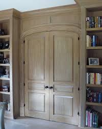 Small bathroom cabinet to hold toiletries, made from oak and finished with a liming paste. Woodgrained Limed Oak Library Walls And Doors Christianson Lee Studios