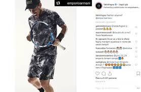 Fabio fognini men's singles overview. Armani Griffa Le Divise 2019 Di Fabio Fognini La Foto In Intimo Con Flavia Pennetta E Super Sexy Gallery