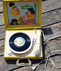 Sesame Street Bert Ernie Record Player Phonograph By Playtime 1981 Works Paper Case Housing As Found Sesame Street Record Player Bert Ernie