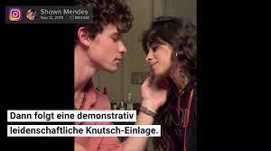 Shawn mendes and camila cabello unveiled their romance in the summer of 2019. Shawn Mendes Und Camila Cabello Werden Fur Komischen Kuss Kritisiert Und Kontern Auf Instagram Youtube