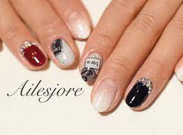 ラベルシール やっぱりめちゃかわっっっ gel スワロフスキー ボルドーネイル nails fashion girls ネイビーネイル swarovski 本厚木 本厚木ネイルサロン 渋沢 伊勢原 女子力 美容 エルジョワ ネイリスト ジェルネイル nails beauty