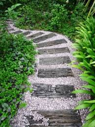 Wood Plank Walkway Garden Pathway Garden In The Woods Garden Paths