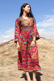 Nomadic Beauty Traditional Handmade Afghan Gown Afghan Fashion Afghan Clothes Afghan Dresses