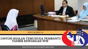 Contoh soalan peperiksaan pembantu tadbir (perkeranian via www.tipskerjaya.com. Contoh Soalan Temuduga Pembantu Tadbir Kewangan W19 Jpa Kkm Serta Pelbagai Kementerian Jabatan Edu Bestari