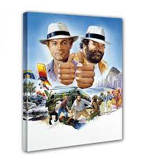 Sie aßen speck und bohnen, kloppten sprüche und hauten ihren widersachern auf die rübe. Leinwand Vier Fauste Gegen Rio 60 X 80 Cm Terence Hill Und Bud Spencer Renato Casaro Edition